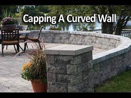 How To Cap A Curved Patio Wall