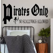 Personalized Wall Sticker Pirates Only