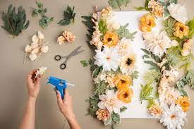 How To Make A Diy Flower Wall