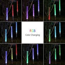 Solar Acrylic Bubble Rgb Color Changing