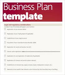 Simple Business Plan Template Free