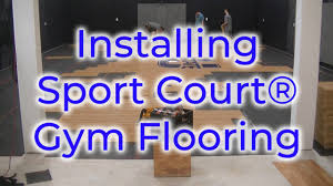 sport court flooring installation
