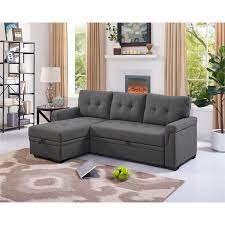 bowery hill fabric reversible sectional