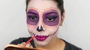 how to apply day of the dead makeup 14