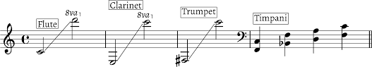 The Clarinet Flute Trumpet And Timpani Music Practice