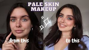 embracing my natural pale skin makeup
