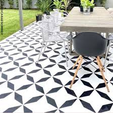 stenciling concrete floors a how to