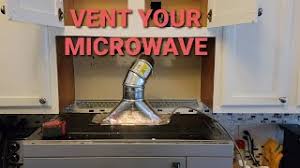 how to vent your microwave to the