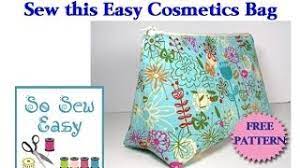 sew an easy cosmetics bag you