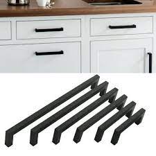 black square cabinet handles drawer