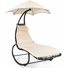 Patio Hammock Lounge Chair With Canopy