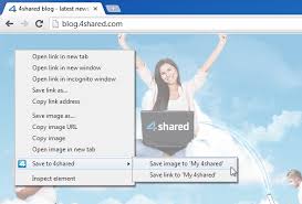 4shared (free online service for sharing audio, video, and photo files) and … 4shared is a windows desktop application that provides convenient access to the free online file … Install Our Brand New Save To 4shared Extension For Google Chrome 4shared Blog