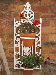 Wrought Iron Wall Hanging Planters