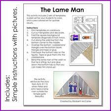 Kindly say, the dltk coloring pages peter heals lame man is universally compatible with any devices to read. Peter Heals A Lame Man Triorama Bible Craft By Elizabeth Mccarter