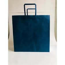 cord handled glossy gift bags navy blue
