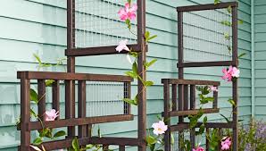 An arbor can be made very. Freestanding Trellis