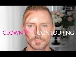 clown contouring makeup tutorial the
