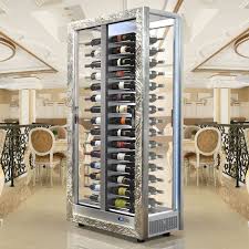 wine cooling cabinets teca vino silver