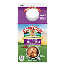 land o lakes fat free half and half 1