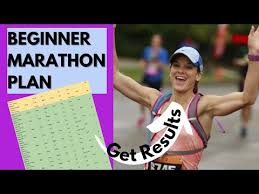 marathon training plans for beginners
