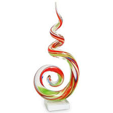 Lot Art Murano Abstract Glass Sculpture
