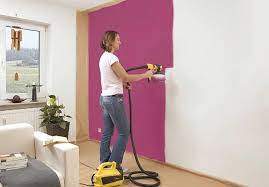 spray paint interior walls advice