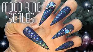 mood ring nails thermal nails with