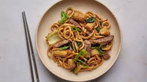 beef and udon noodle stir fry recipe