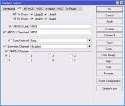 mikrotik configuration for point to