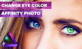 change eye color using affinity photo