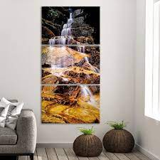 Beautiful Waterfall Canvas Set Wall Art