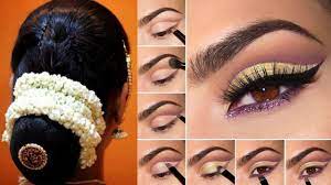 south indian bridal makeup and