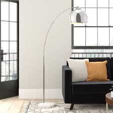 Wrought Studio Shearwater 67 Arched Floor Lamp Reviews Wayfair