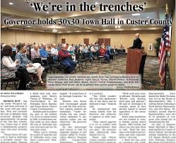 Governor has 30x30 Town Hall in Broken Bow | News | custercountychief.com