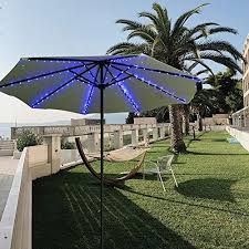 Leds Solar Patio Umbrella String Lights