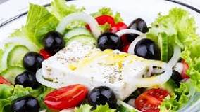 Is Greek salad high in fat?