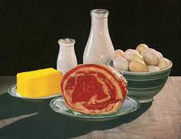 Butter, Milk, Eggs and Beef by American School