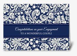 Use these simple but elegant engagement wishes as a means to congratulate them via text message. Engagement Congratulations Blue Damask Greeting Card Wedding Congratulations To Parents Of Bride 848x698 Png Download Pngkit