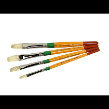 set of 4 short handle brushes v2 0 flat