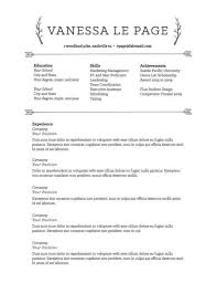 Resume Templates To Highlight Your Accomplishments Resume Resume