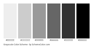 Grayscale Color Scheme Black Schemecolor Com