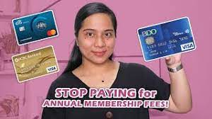 waive annual membership fees