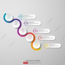 Infographics Timeline Design Template Vector With 3d Paper