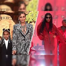 beyonce performs with daughter blue ivy