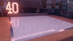 20ft x 20ft white led dancefloor