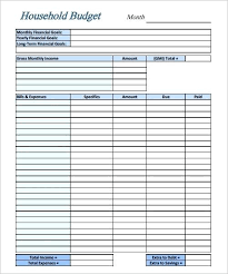 Blue And Pink Printable Monthly Budget Template Personal Pdf