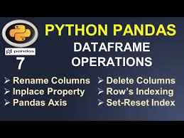 python pandas tutorial dataframe