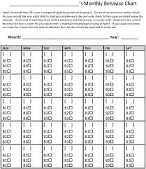 Free Printable Behavior Chart 8 Free Pdf Documents
