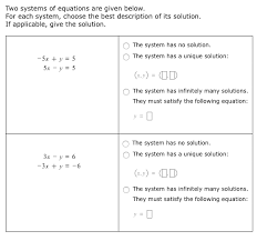 Solved Two Systems Of Equations Are