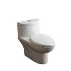 American Tofino 4.1/6.0 LPF Dual Flush Standard Height Concealed One-Piece Toilet in White 2996C203.020
